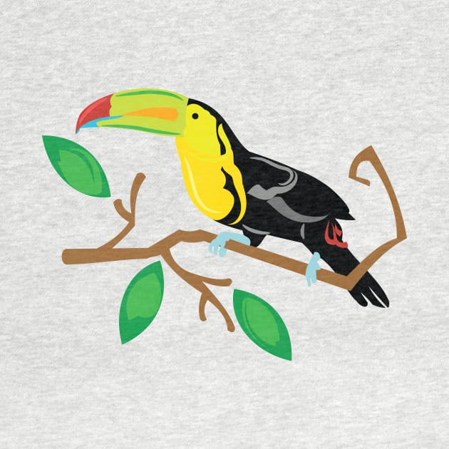 Colorful Toucan by evisionarts